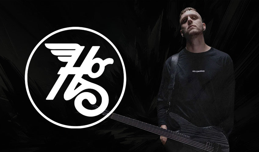 Buster Odeholm's Ashen 628 Signature Guitar with Hapas Guitars